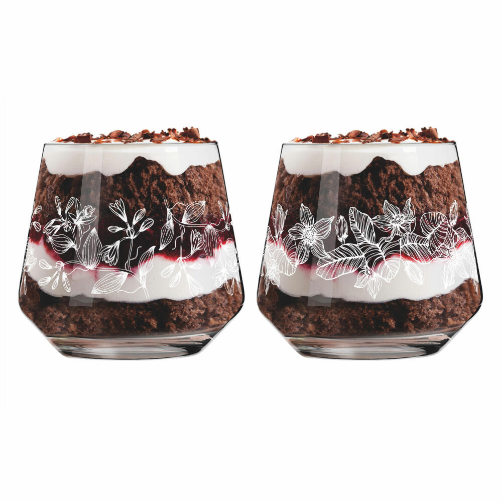 Ritzenhoff dessert glass set of 2 Delights F23, Ritzenhoff Design Team, crystal glass, 420 ml, 6121002