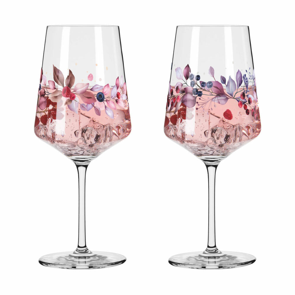 Ritzenhoff Aperitifglas 2er-Set Sommersonett F23, Carolin Oliveira, Kristallglas, 544 ml, 6011002