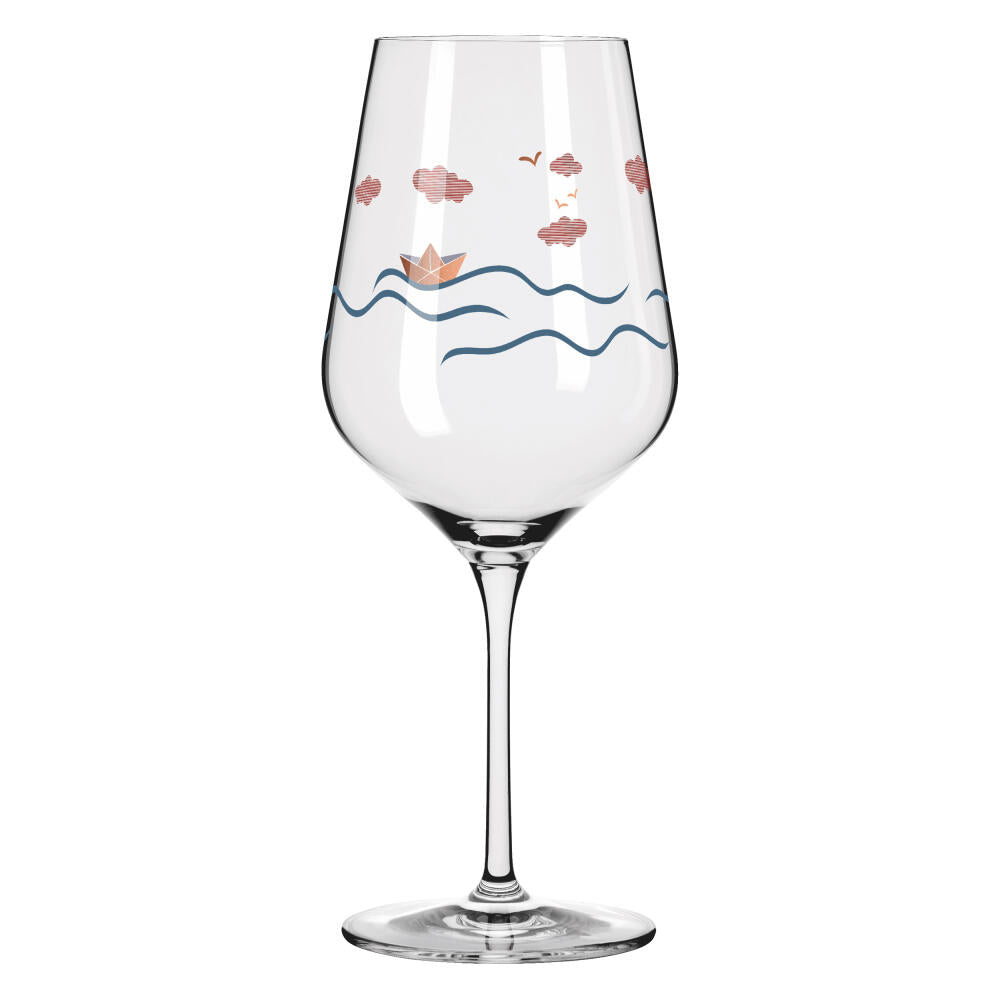 Ritzenhoff red wine glass set of 2 Heart Crystal H23, Aurélie Girod, Applefield, crystal glass, 570 ml, 6161001