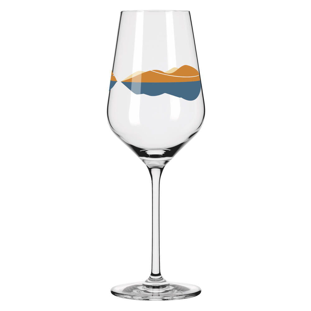 Ritzenhoff white wine glass set of 2 heart crystal H23, Aurélie Girod, Applefield, crystal glass, 380 ml, 6171001