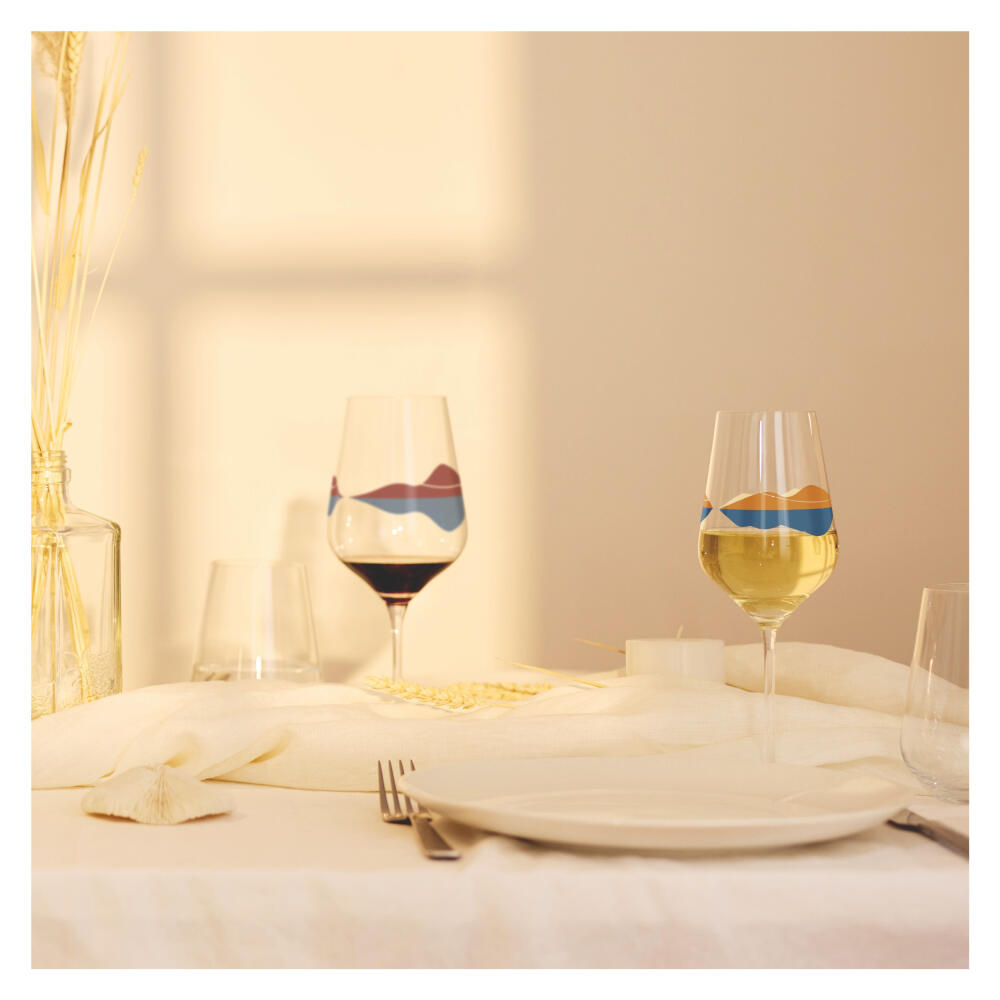 Ritzenhoff white wine glass set of 2 heart crystal H23, Aurélie Girod, Applefield, crystal glass, 380 ml, 6171001
