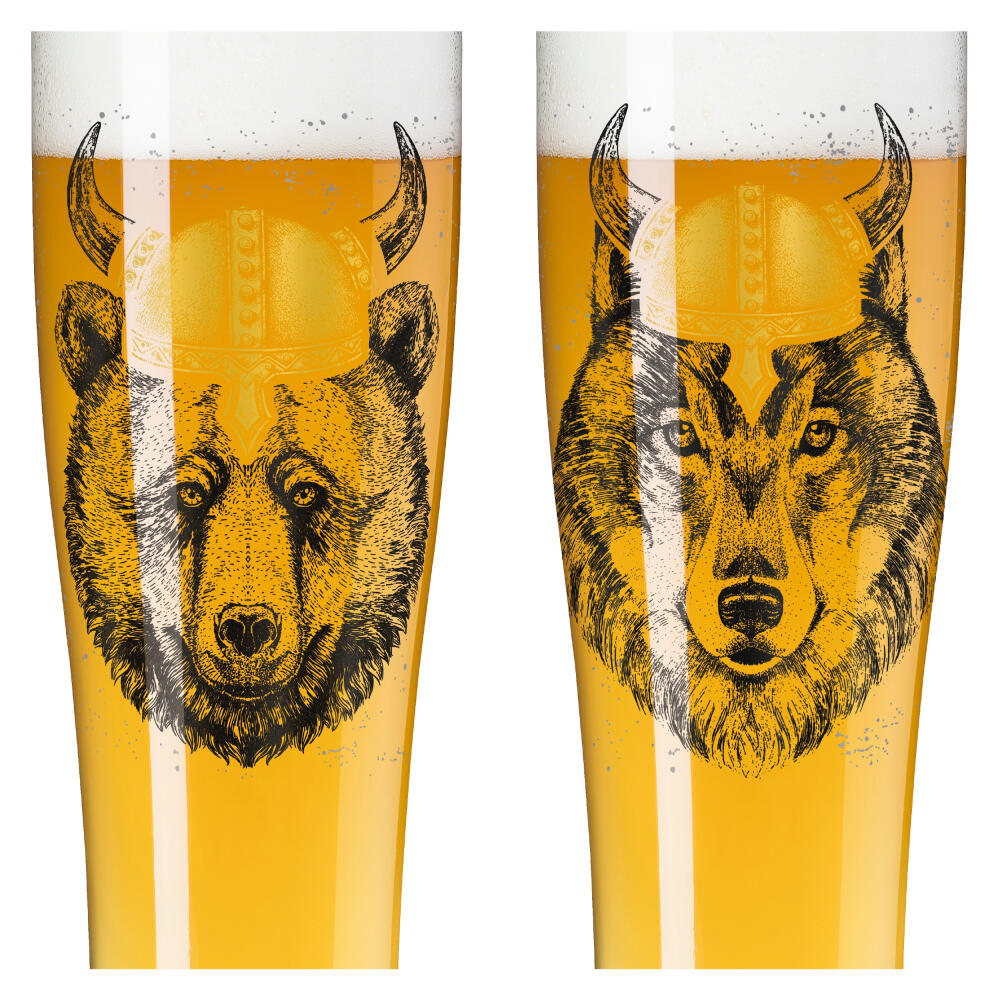 Ritzenhoff wheat beer glass set of 2, custom time 015, 016, Ritzenhoff Design Team, glass, 646 ml, 3481008