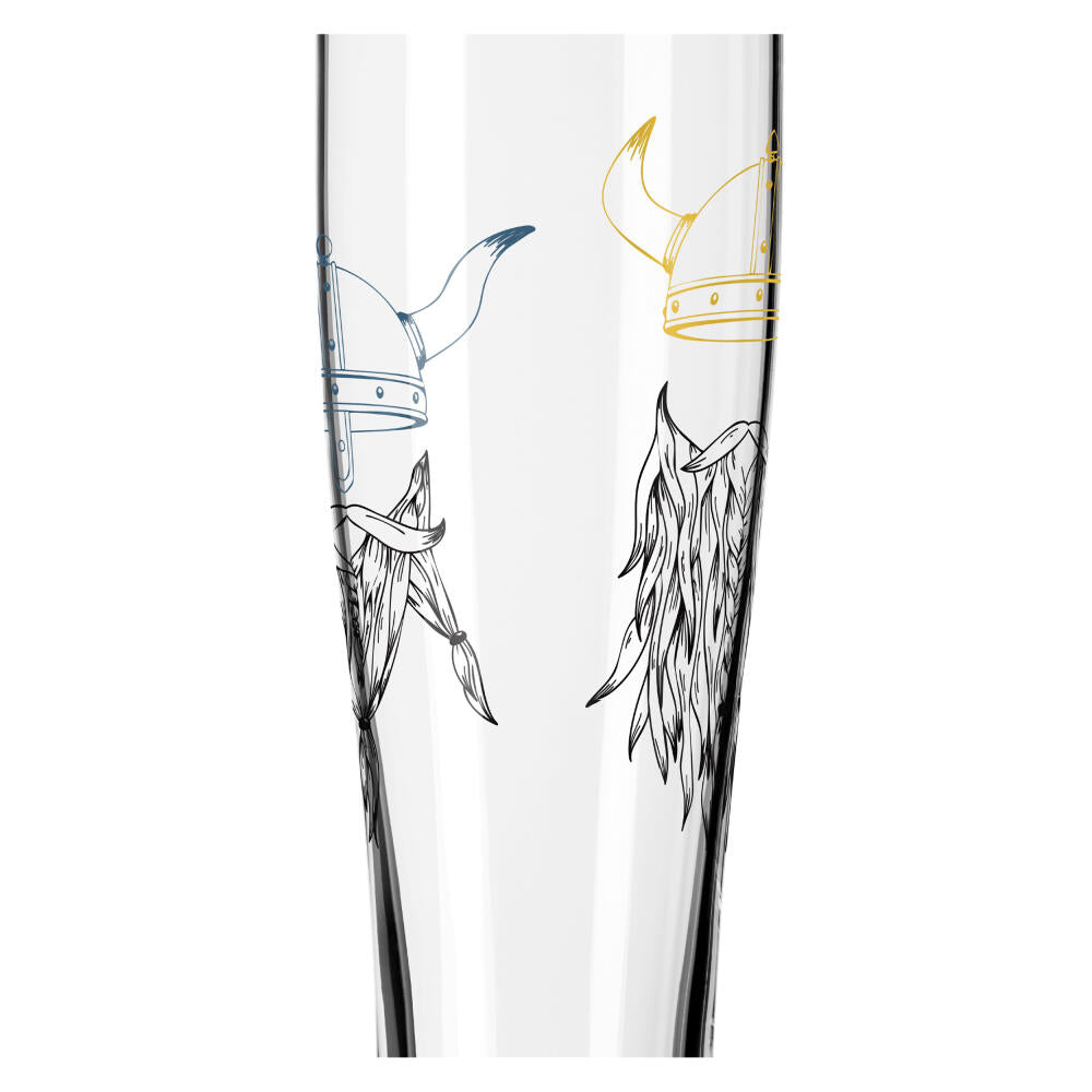 Ritzenhoff wheat beer glass set of 2, custom time 017, 018, Ana Vasconcelos, glass, 646 ml, 3481009