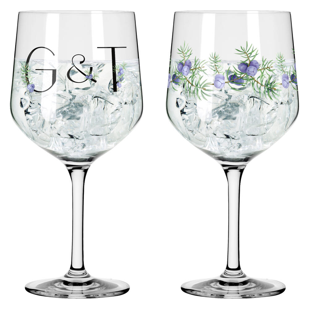 Ritzenhoff Ginglas 2er Set Botanic Lights 005, 006, Ritzenhoff Design Team, Kristallglas, 720 ml, 3881001
