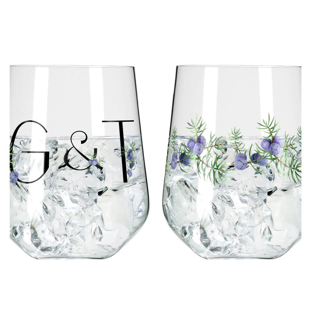 Ritzenhoff Ginglas 2er Set Botanic Lights 005, 006, Ritzenhoff Design Team, Kristallglas, 710 ml, 3891001