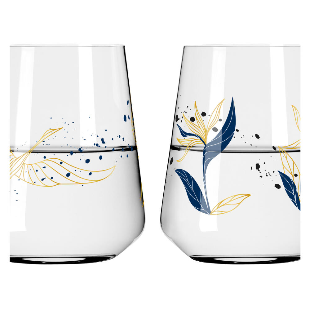 Ritzenhoff universal glass set of 2 Sparkle 001, 002, Ana Vasconcelos, crystal glass, 510 ml, 3981001