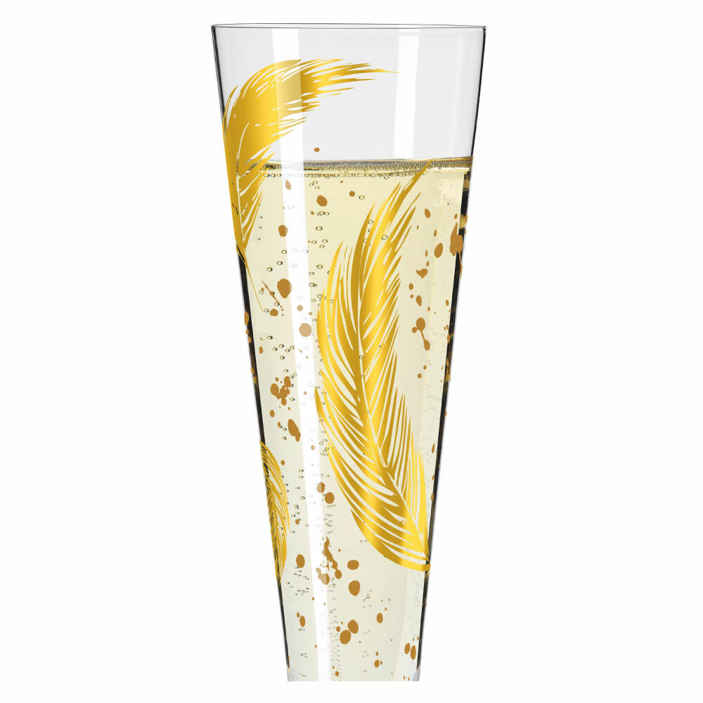 Ritzenhoff Goldnacht Champagnerglas 042, Andrea Arnolt, Champagner Glas, Kristallglas, 205 ml, 1071042