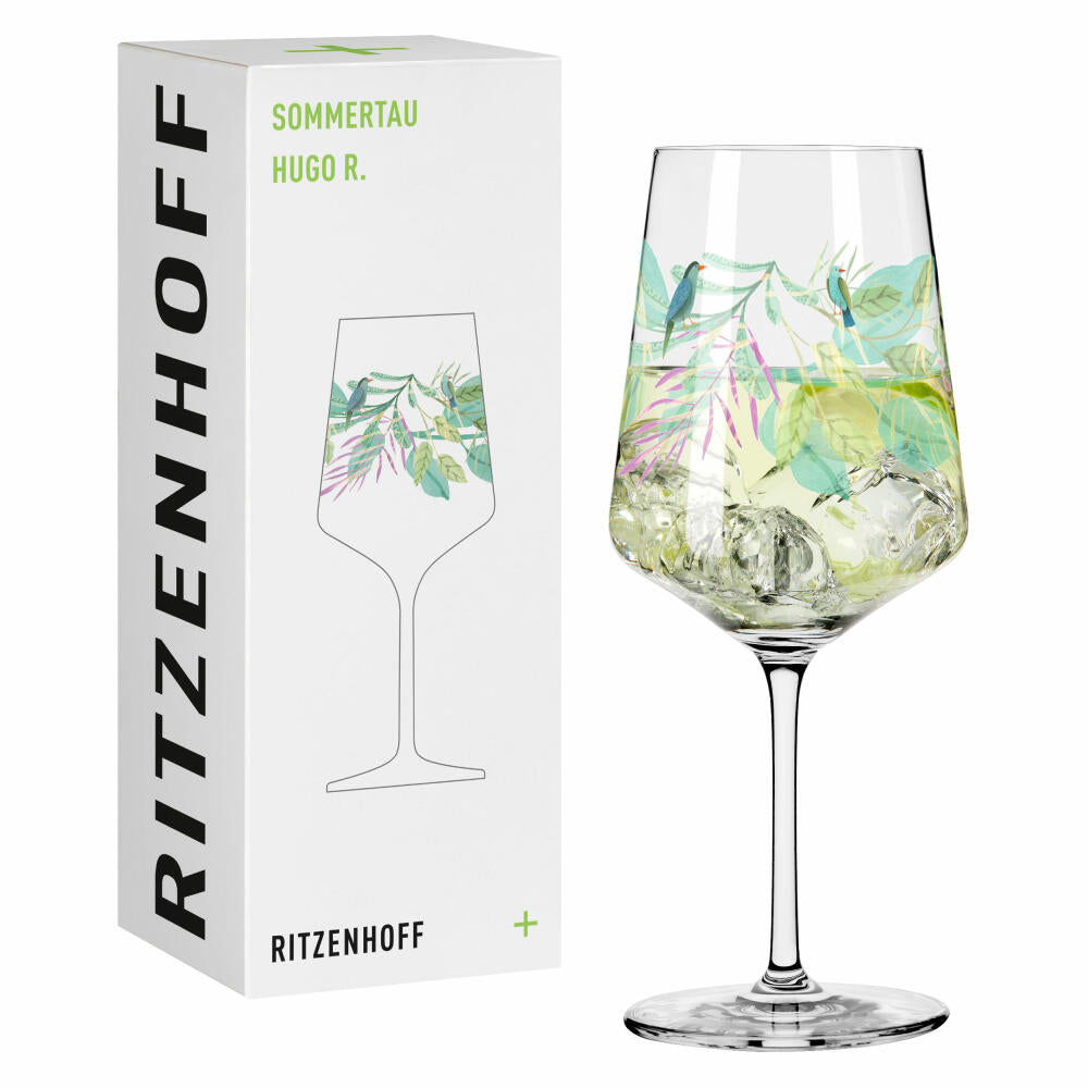 Ritzenhoff Sommertau Hugo 017, Anna D Andrea, Hugo glass, aperitif glass, crystal glass, 544 ml, 2931017