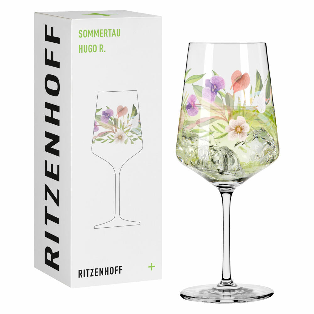 Ritzenhoff Sommertau Hugo 018, Anna D Andrea, Hugo glass, aperitif glass, crystal glass, 544 ml, 2931018