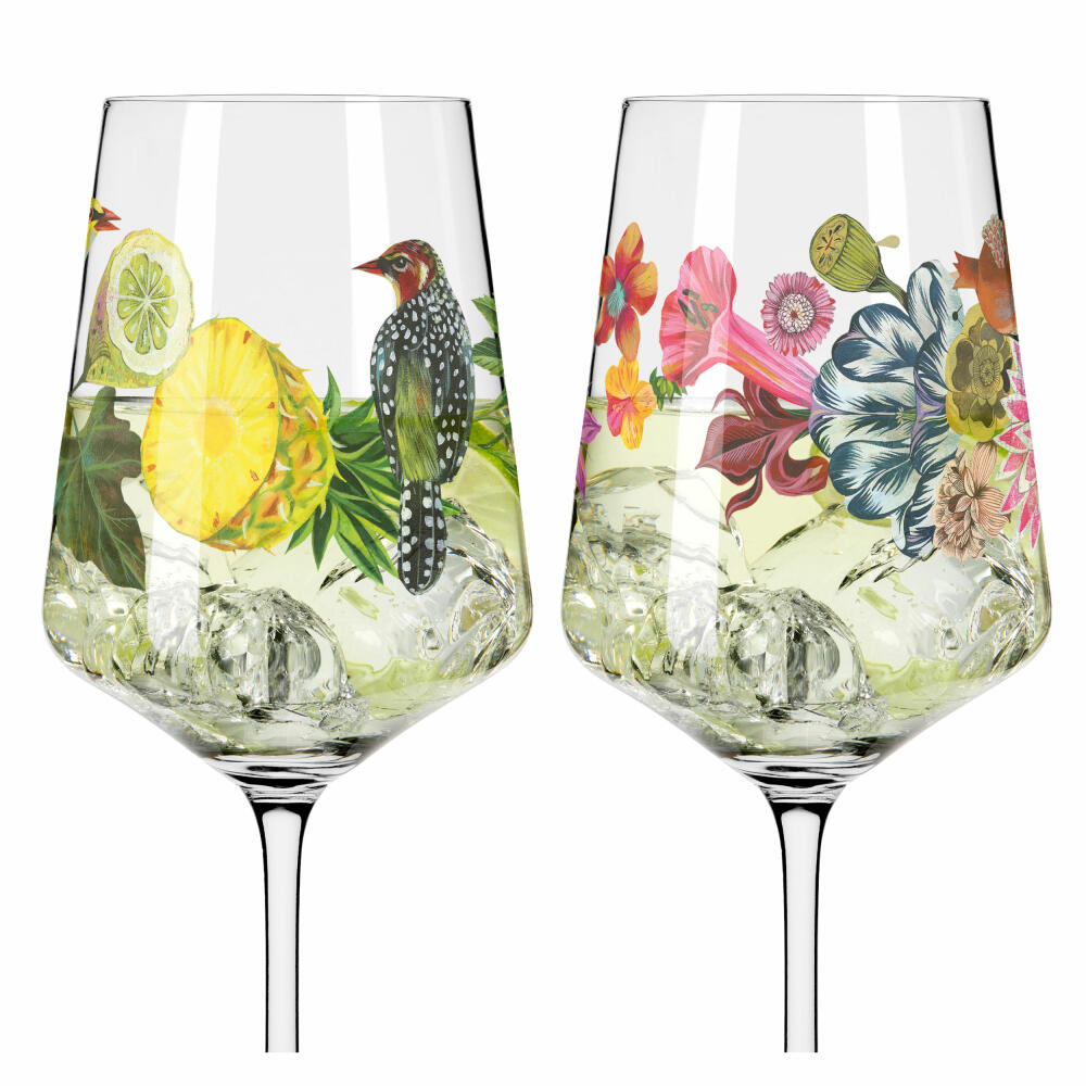 Ritzenhoff Sommertau Hugo 005 006 F24, 2er Set, Olaf Hajek, Hugo-Glas, Aperitifglas, Kristallglas, 544 ml, 2931019