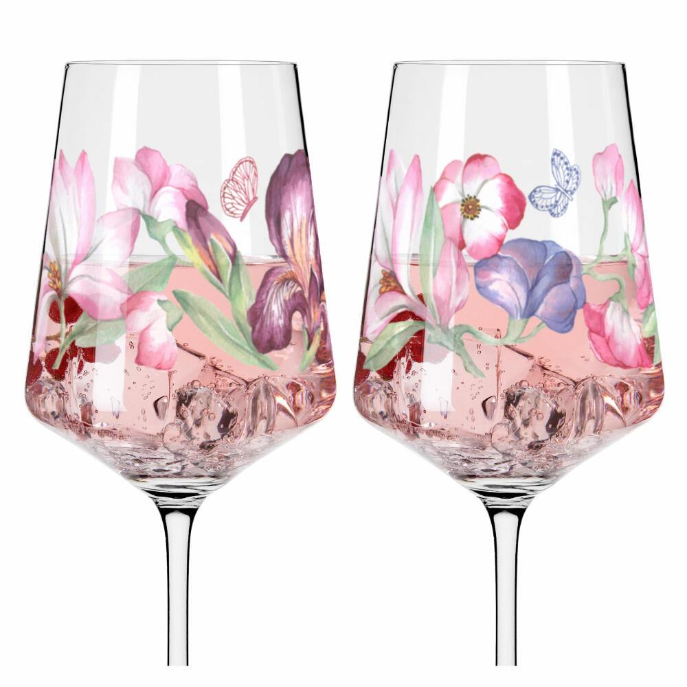 Ritzenhoff Sommersonett Sprizz 015 016 F24, 2er Set, Dominique Tage, Aperol-Glas, Aperitifglas, Kristallglas, 544 ml, 3461008