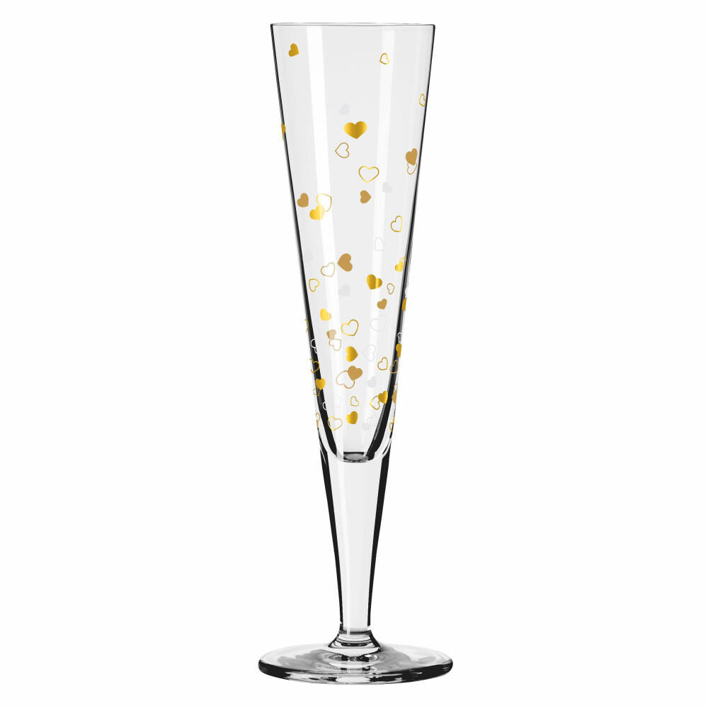 Ritzenhoff Goldnacht Champus-Duett F24, 2er Set, A. Vasconcelos, Champagnerglas, Kristallglas, 205 ml, 6031007