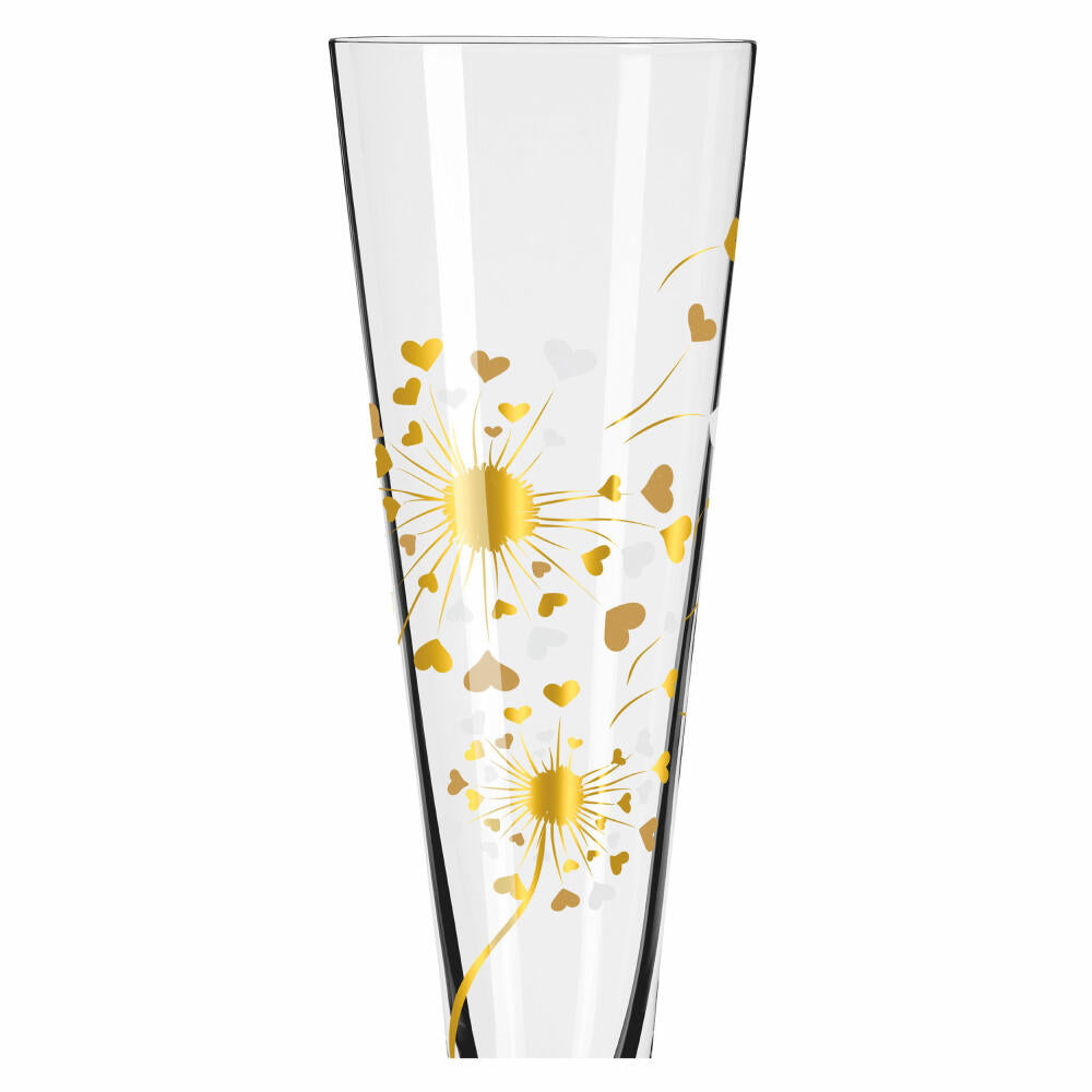 Ritzenhoff Goldnacht Champus-Duett F24, 2er Set, A. Vasconcelos, Champagnerglas, Kristallglas, 205 ml, 6031007