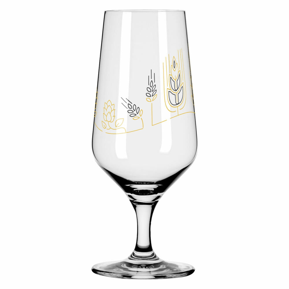 Ritzenhoff Brauchzeit Pils 011 012 F24, set of 2, Ritzenhoff Design Team, pilsner glass, crystal glass, 374 ml, 3471006