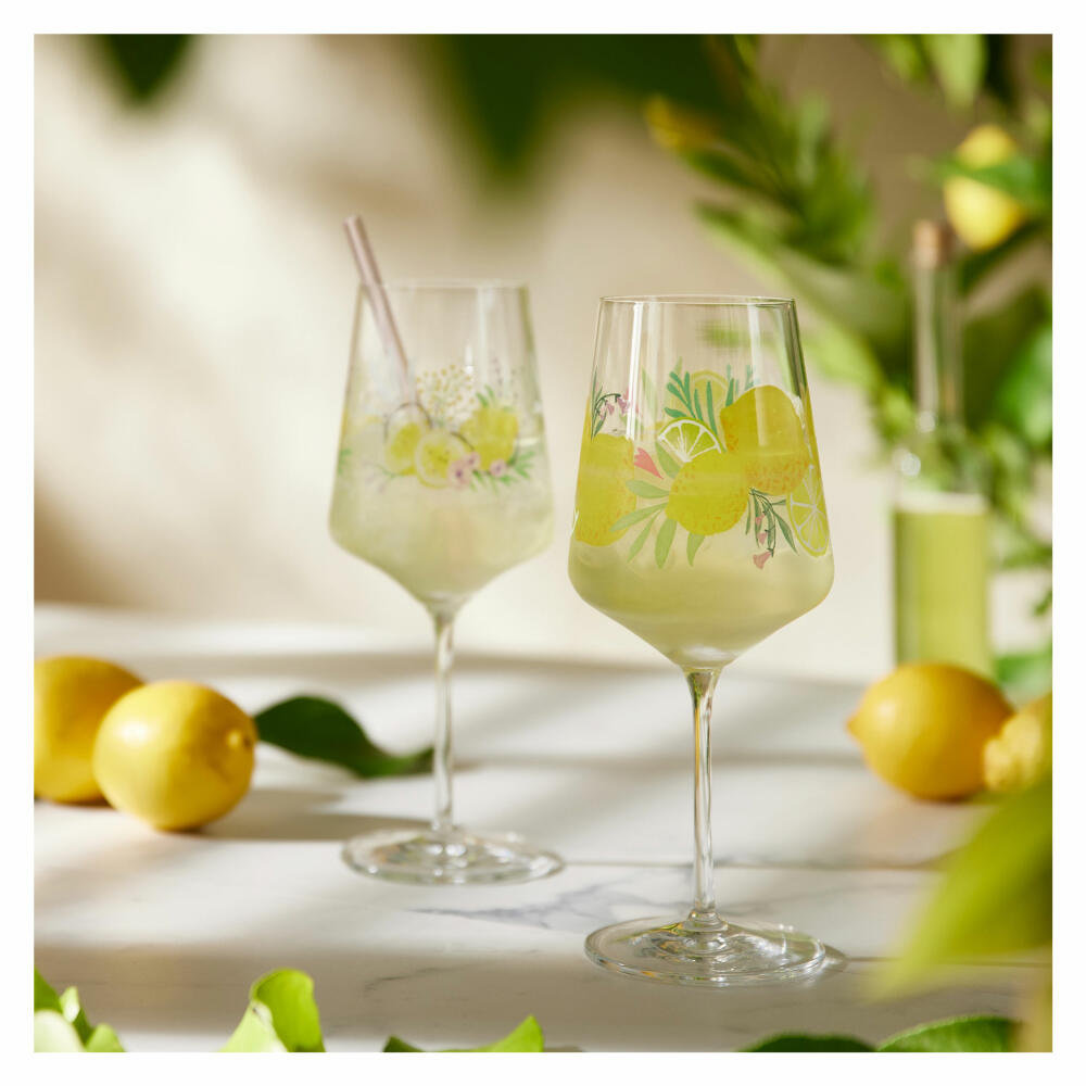 Ritzenhoff Limoncelloglas 2er Set Sommertau 019 020, Kristallglas, 544 ml, R-2931020