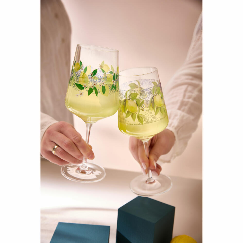 Ritzenhoff Limoncello-Gläser 2er Set Sommertau 021 022, Rea & Behnke F25, Kristallglas, 544 ml, 2931021