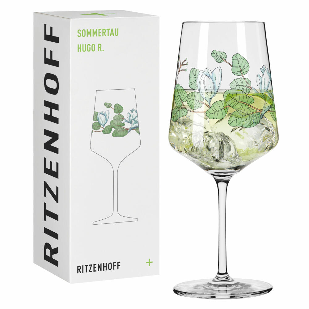 Ritzenhoff Aperitifglas Sommertau Hugo 023, Ana C. Vasconcelos F25, Kristallglas, 544 ml, 2931022