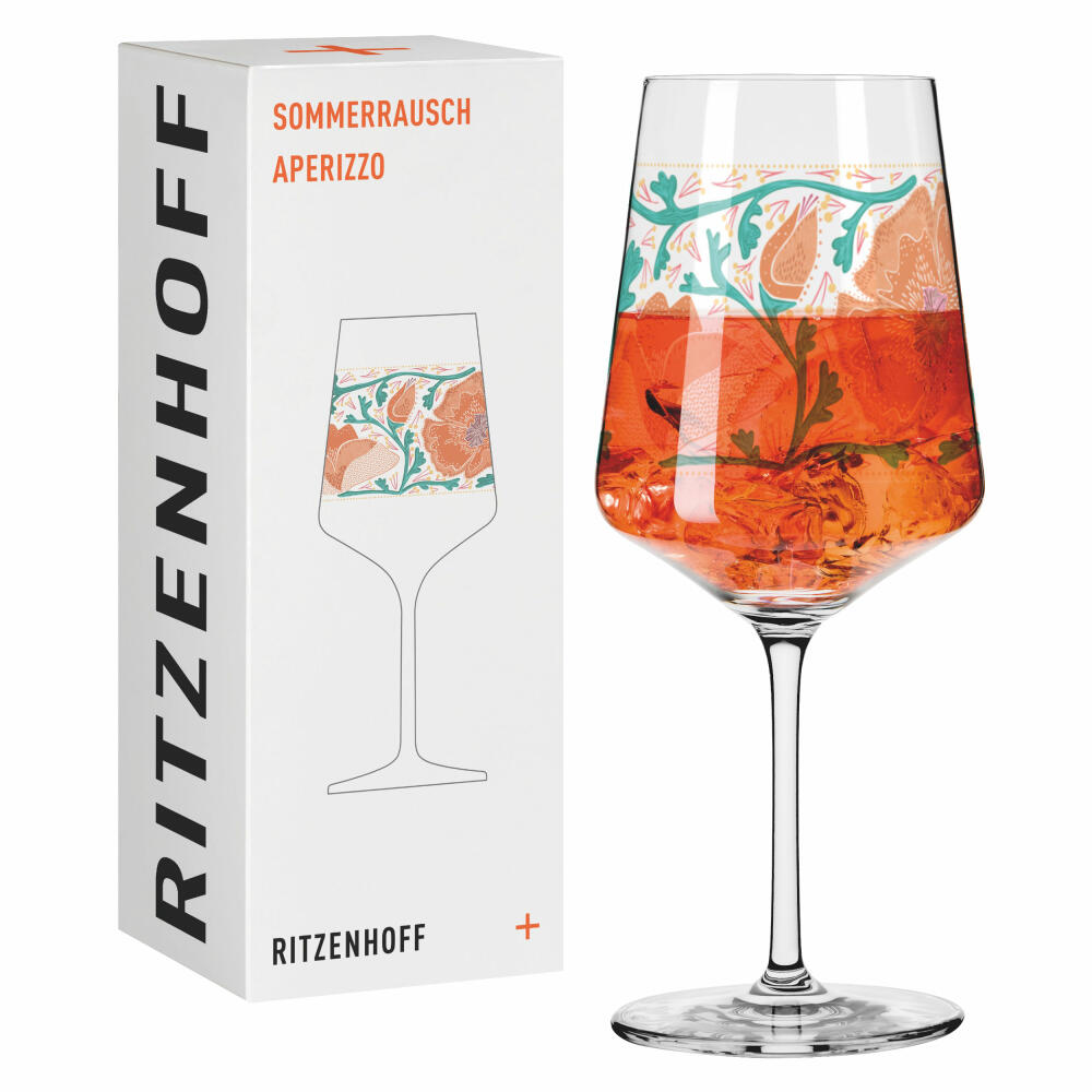 Ritzenhoff Aperitifglas Sommerrausch Aperizzo 026, J. Haness F25, Kristallglas, 544 ml, 2841022
