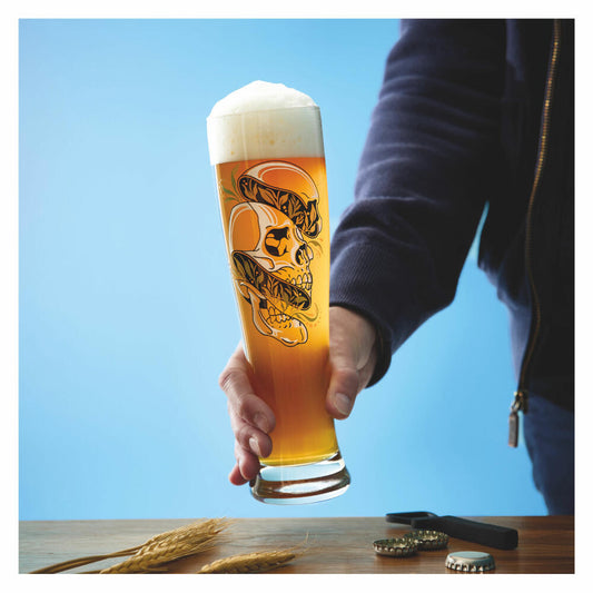 Ritzenhoff Weizenbierglas Brauchzeit Weizen 029, Ian Macarthur F25, Kristallglas, 646 ml, 3481016