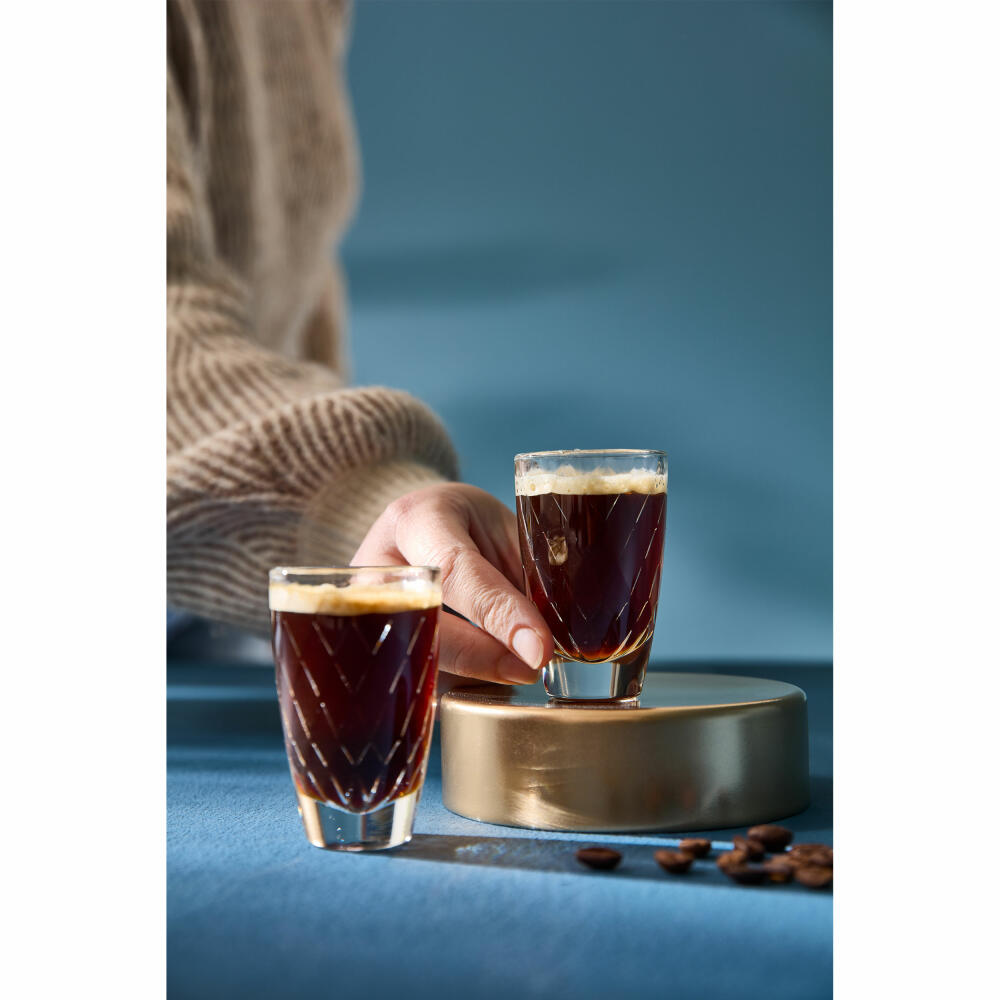 Ritzenhoff Espressogläser 2er Set Picco Espresso, RDT F25, Kristallglas, 53 ml, 3991002