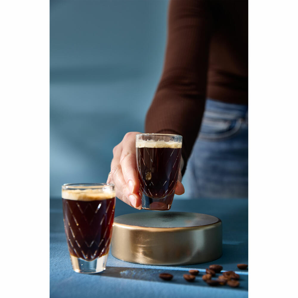 Ritzenhoff Espressogläser 2er Set Picco Espresso, RDT F25, Kristallglas, 53 ml, 3991002