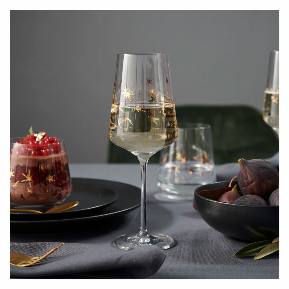 Ritzenhoff white wine glass set of 2 Celebration Deluxe 003, Romi Bohnenberg, crystal glass, 400 ml, 6141012