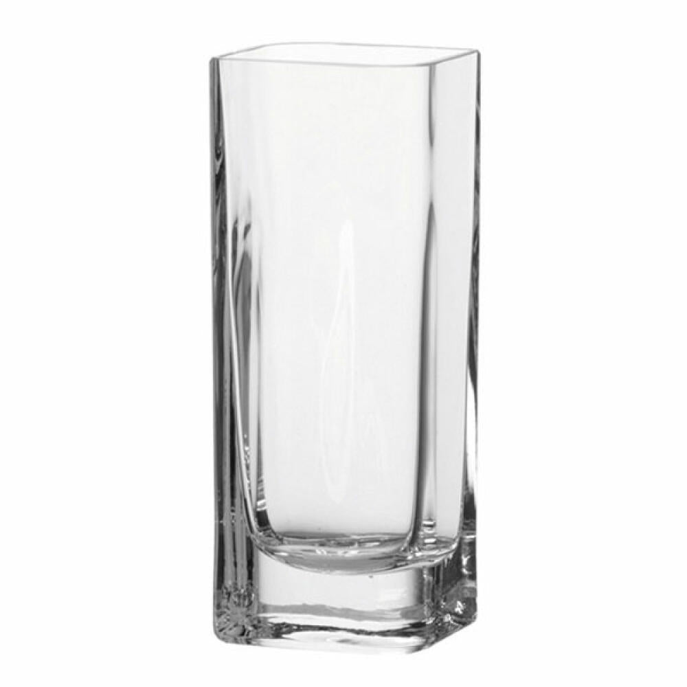 Leonardo Lucca Vase, Blumenvase, eckig, Glas, 20 x 7,5 cm, 14379