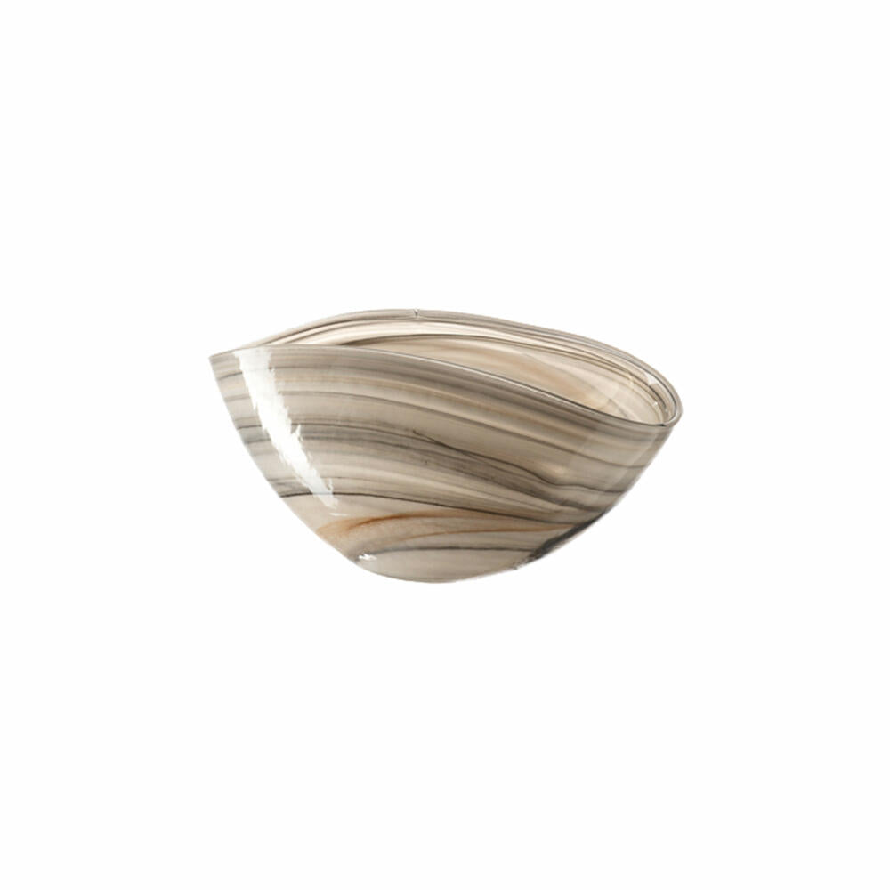 Leonardo Alabastro Bowl Set of 2, Bowl, Handmade, Glass, Beige, W 20 cm, 14694