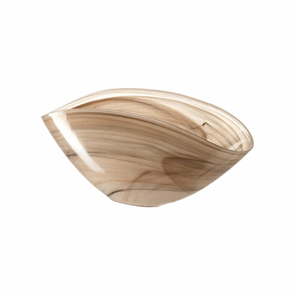 Leonardo Alabastro Bowl Set of 2, Bowl, Handmade, Glass, Beige, W 20 cm, 14694