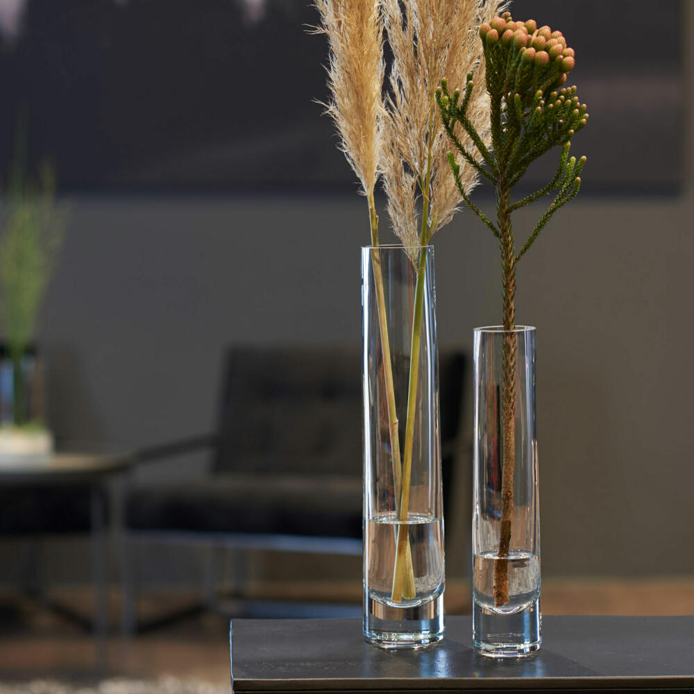 Leonardo Vase NOVARA, Dekovase, Glasvase, Kalk-Natron Glas, Klar, 30 cm, 018626