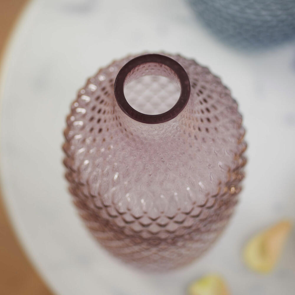 Leonardo Vase POESIA, Dekovase, Glasvase, Kalk-Natron Glas, Viola, 30 cm, 018680