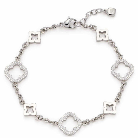 Leonardo Jewels Armband Norma, Schmuckarmband, Armkette, Modeschmuck, Edelstahl, Silber, 023527