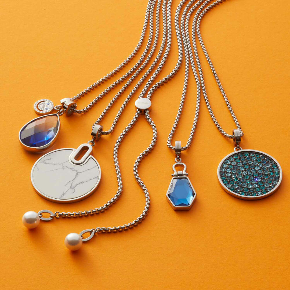 Leonardo Jewels Halskette Almina, Kette, Schmuckkette, Modeschmuck, Edelstahl, Silber, 023536