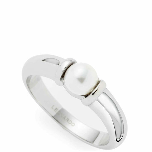 Leonardo Jewels Ring Almina, finger ring, finger jewelry, jewelry, size 17, stainless steel, silver, 023538