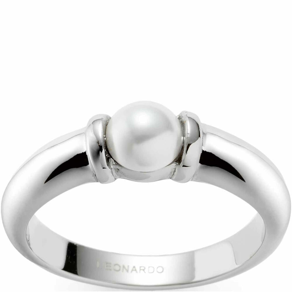 Leonardo Jewels Ring Almina, Fingerring, Fingerschmuck, Schmuck, Größe 17, Edelstahl, Silber, 023538