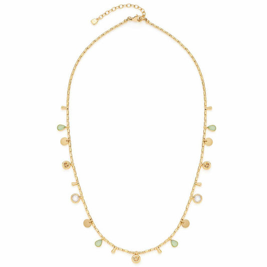 Leonardo Jewels Halskette Ella, Kette, Schmuckkette, Modeschmuck, Edelstahl IP Gold, Mehrfarbig, 023543