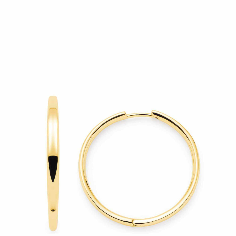 Leonardo Jewels Kreole Gold Bravo, Ohrring, Ohrhänger, Ohrschmuck, Schmuck, Edelstahl IP Gold , 023574