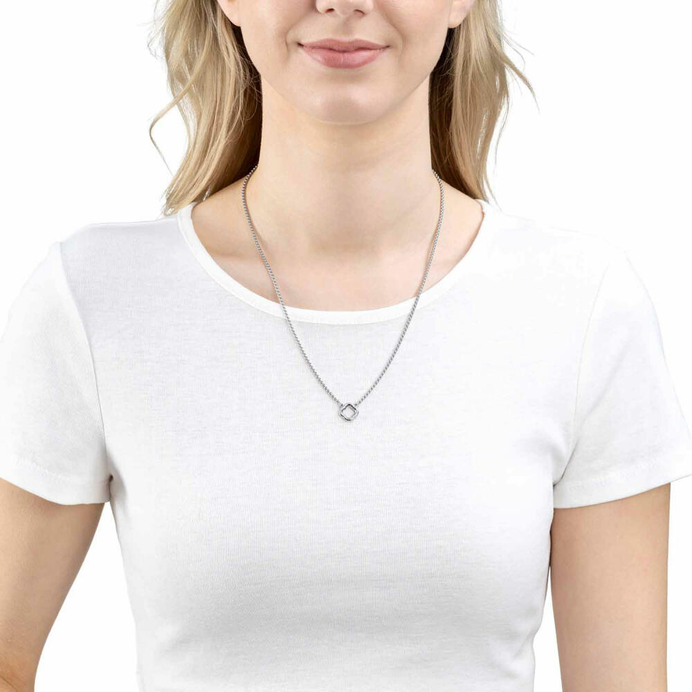 Leonardo Jewels Halskette 50 Orlanda Clip&Mix, Kette, Schmuckkette, Modeschmuck, Edelstahl , Silber, 023734