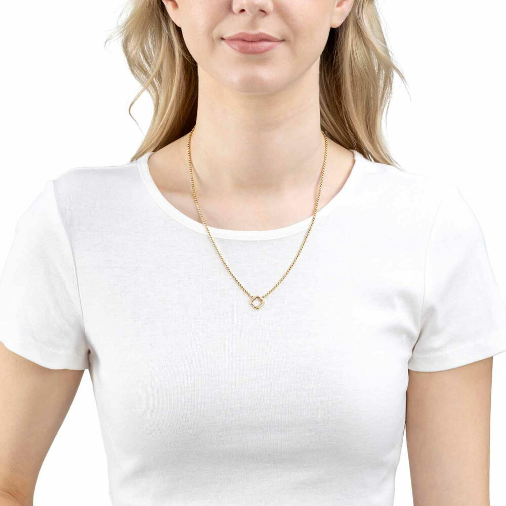 Leonardo Jewels Halskette 50 Gold Orlanda Clip&Mix, Kette, Schmuckkette, Modeschmuck, Edelstahl IP Gold , 023735