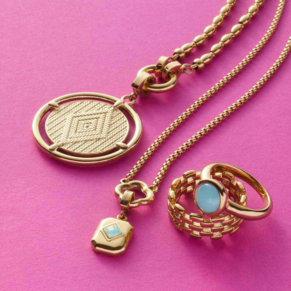 Leonardo Jewels Halskette 45 Gold Lori Clip&Mix, Kette, Schmuckkette, Modeschmuck, Edelstahl IP Gold , 023741