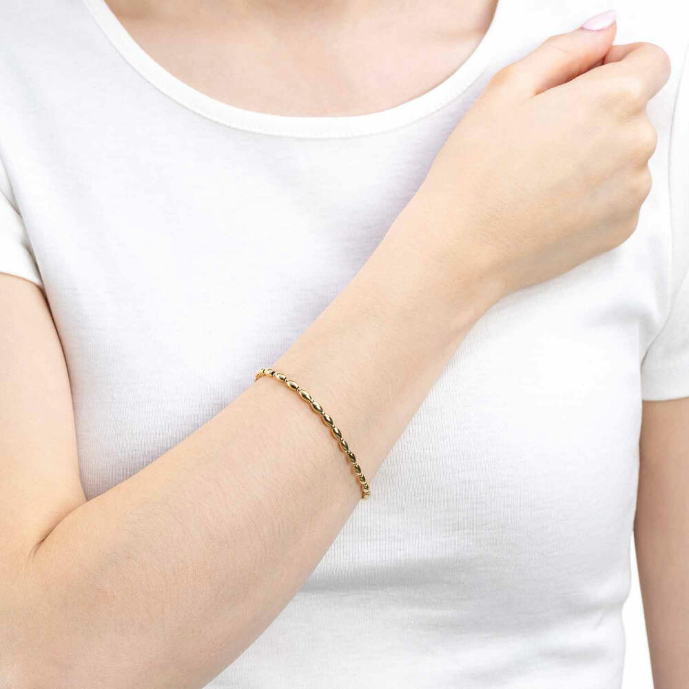 Leonardo Jewels Armband Gold Lori Clip&Mix, Schmuckarmband, Armkette, Modeschmuck, Edelstahl IP Gold , 023743