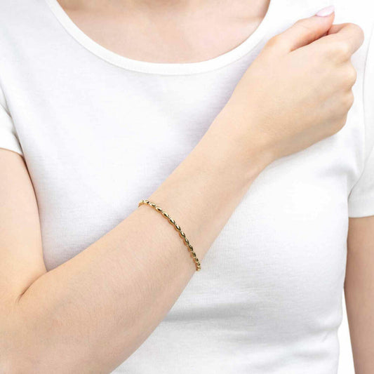 Leonardo Jewels Armband Gold Lori Clip&Mix, Schmuckarmband, Armkette, Modeschmuck, Edelstahl IP Gold , 023743