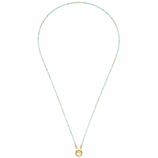Leonardo Jewels Halskette 70 aqua Pippa Clip&Mix, Kette, Schmuckkette, Modeschmuck, Edelstahl IP Gold, Blau, 023748