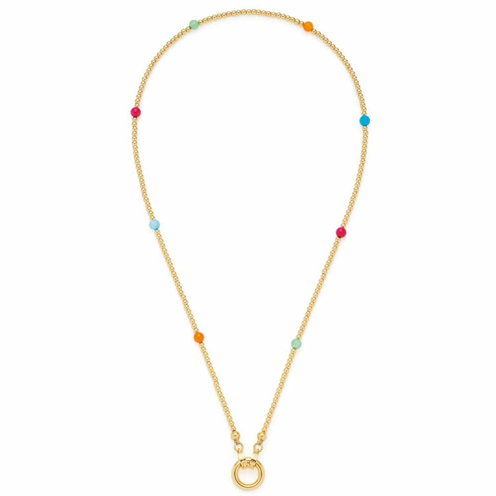 Leonardo Jewels Halskette 45 Smile Clip&Mix, Kette, Schmuckkette, Modeschmuck, Edelstahl IP Gold, Gold, 023749