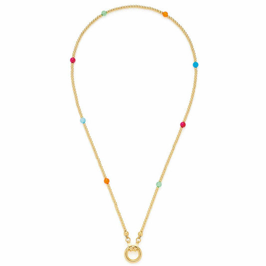 Leonardo Jewels Halskette 45 Smile Clip&Mix, Kette, Schmuckkette, Modeschmuck, Edelstahl IP Gold, Gold, 023749