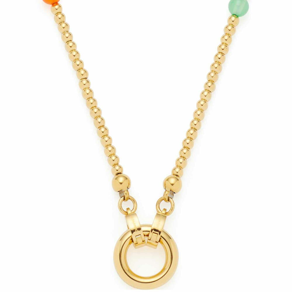 Leonardo Jewels Halskette 45 Smile Clip&Mix, Kette, Schmuckkette, Modeschmuck, Edelstahl IP Gold, Gold, 023749