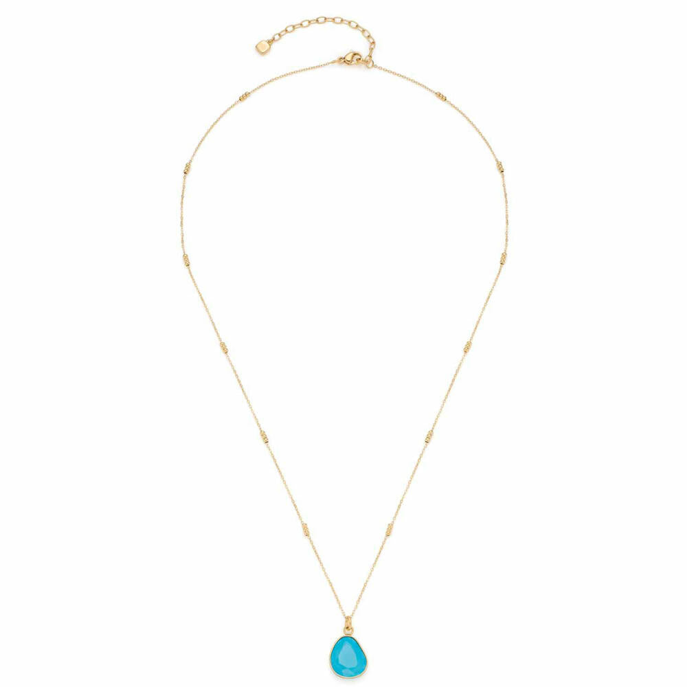 Leonardo Jewels Halskette Evi CIAO, Kette, Schmuckkette, Modeschmuck, Edelstahl IP Gold, Blau, 023798