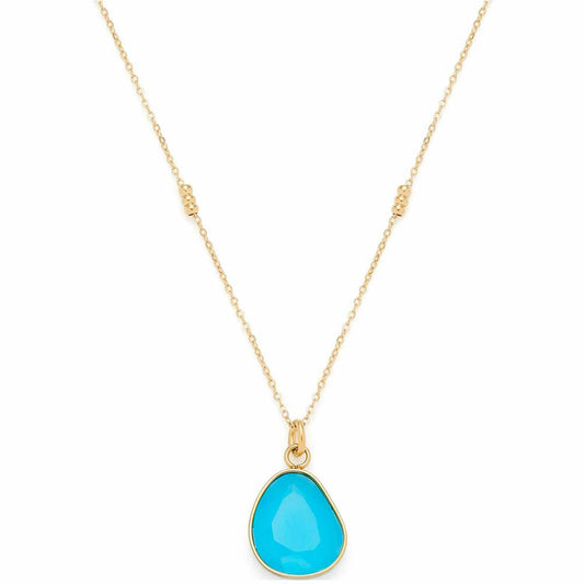 Leonardo Jewels Halskette Evi CIAO, Kette, Schmuckkette, Modeschmuck, Edelstahl IP Gold, Blau, 023798