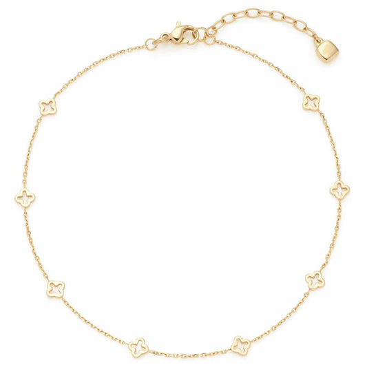 Leonardo Jewels Fußkettchen Gold Janna CIAO, Fußkette, Fußschmuck, Modeschmuck, Edelstahl IP Gold , 023857