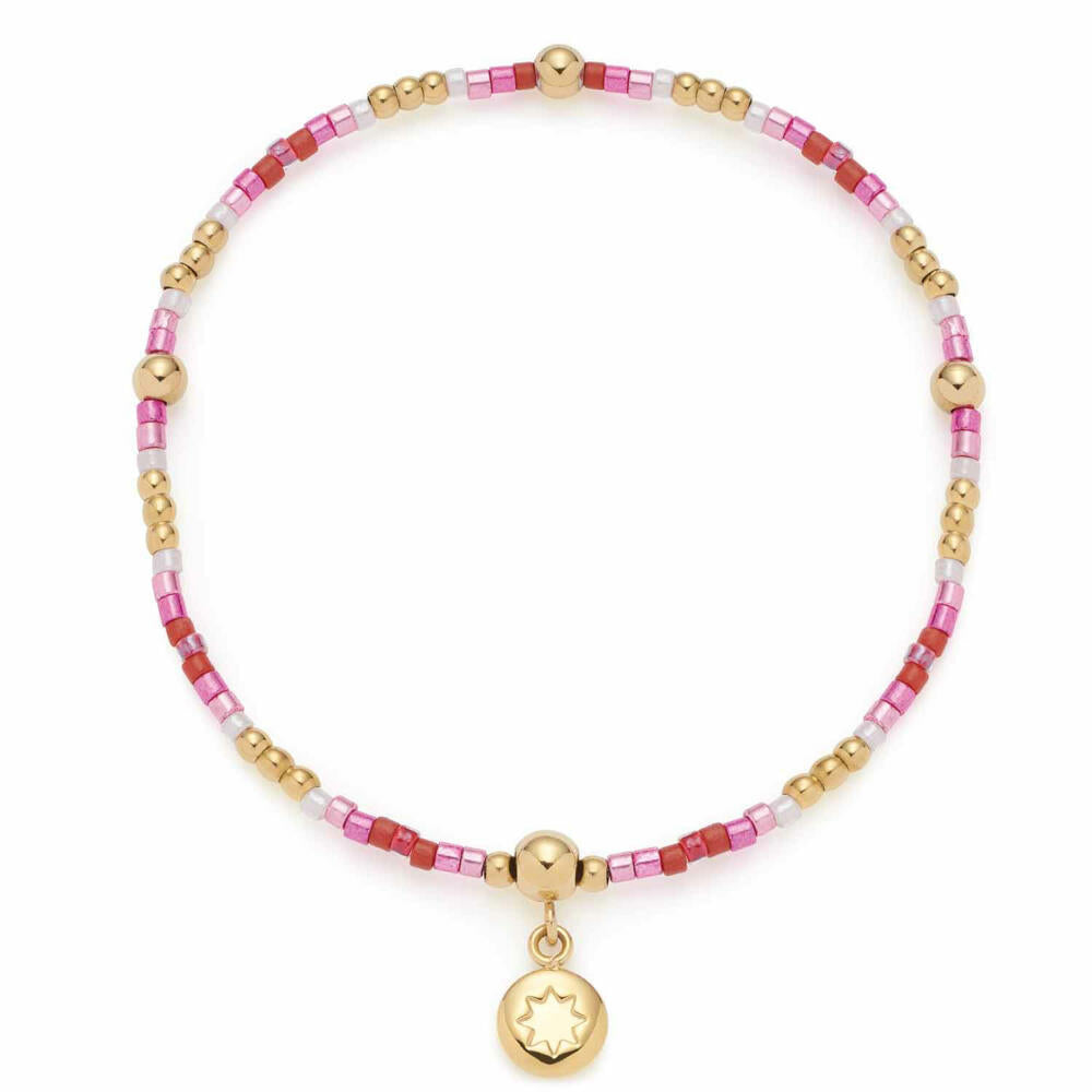 Leonardo Jewels Armband Pink Solea CIAO, Schmuckarmband, Armkette, Modeschmuck, Edelstahl IP Gold, 023915